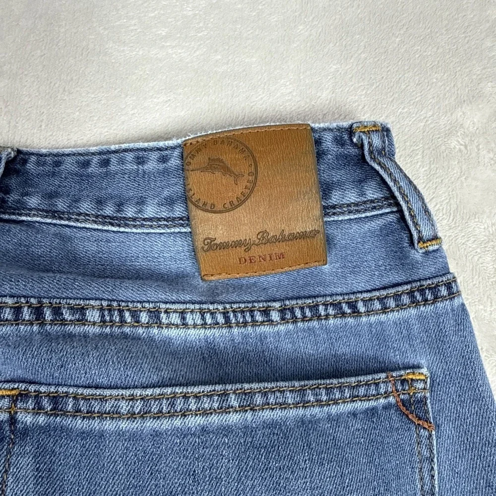 Tommy Bahama Mens Straight Leg Denim Jeans Med Wash Blue 30X31